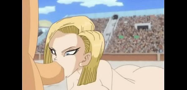  New hentai video of android 18 sucking and fucking